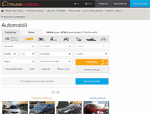 Tablet Screenshot of polovniautomobili.com